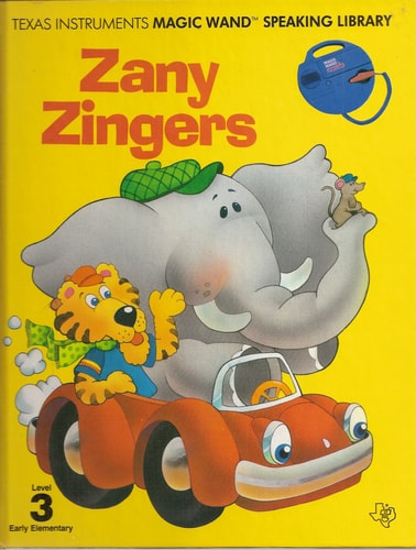 Zany Zingers Texas Instruments Magic Wand Speaking Library