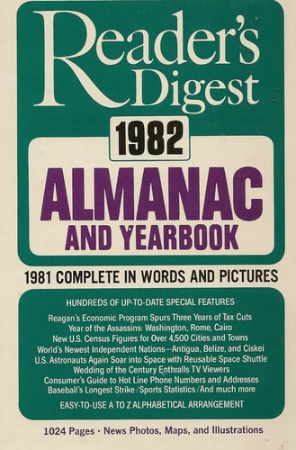 Reader's Digest Almanac and Yearbook, 1982