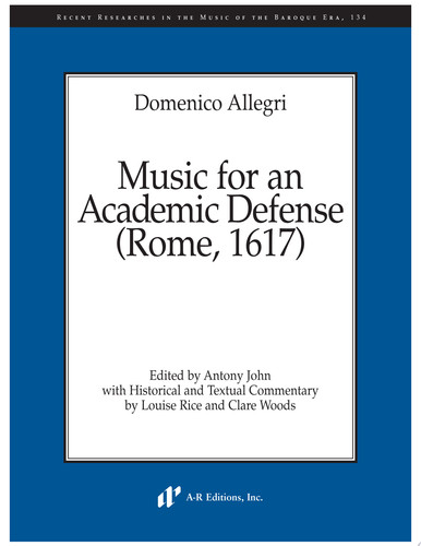 Music for an academic defense Rome, 1617