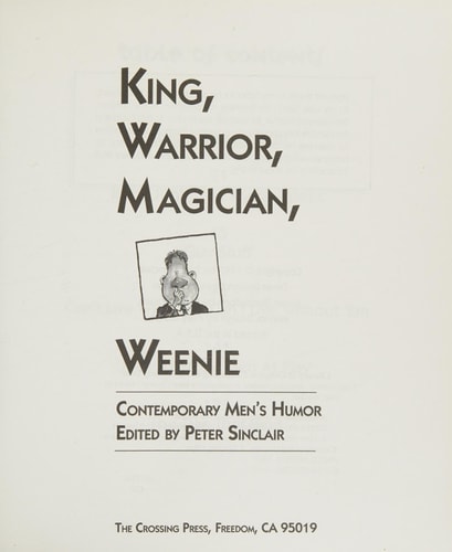 King, Warrior, Magician, Weenie Contemporary Men's Humor