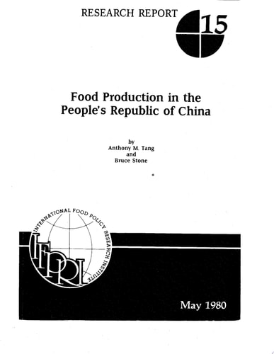Food Production in the People's Republic of China