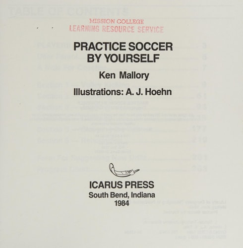Practice Soccer by Yourself