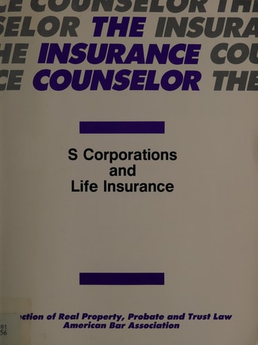 S Corporations: Insurance Consulor/#5