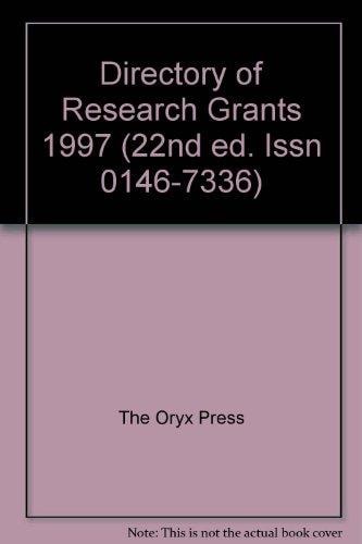 Directory of Research Grants, 1997