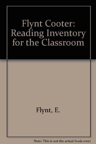 Flynt-Cooter Reading Inventory for the Classroom
