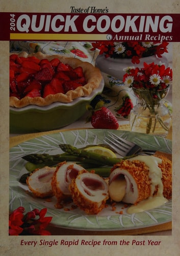 2004 Quick Cooking Annual Recipes