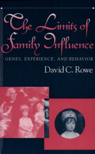 The Limits of Family Influence Genes, Experience, and Behavior