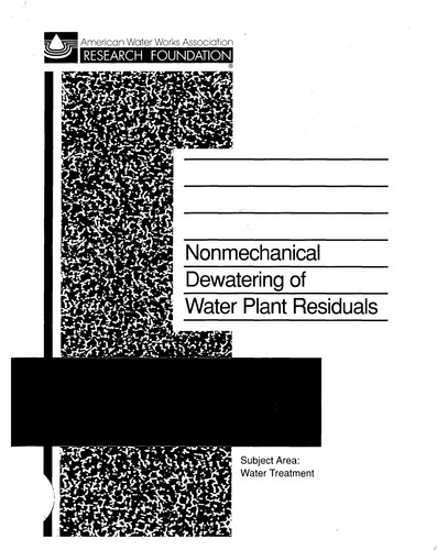 Nonmechanical Dewatering of Water Plant Residuals