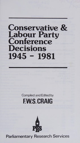 Minor Parties at British Parliamentary Elections 1885-1974