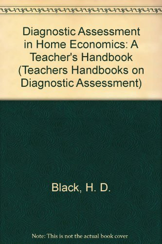 Diagnostic Assessment in Home Economics A Teacher's Handbook