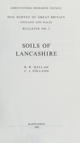 Soils of Lancashire