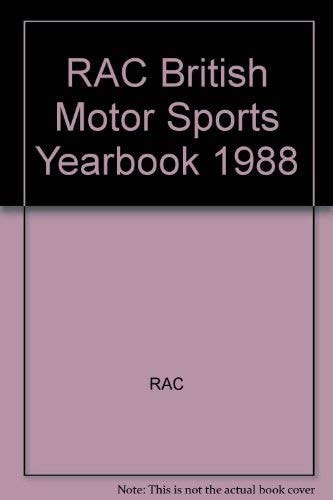 R.a.c. motor sports association yearbook, 1988