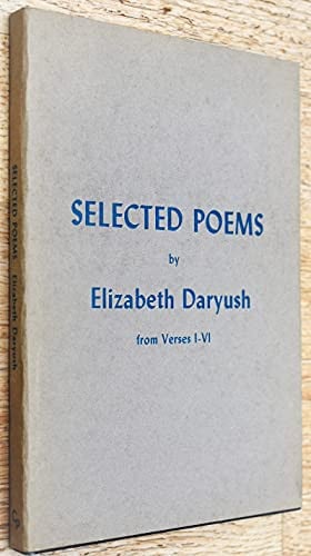 Selected poems by Elizabeth Daryush from Verses I-VI