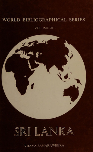Sri Lanka (World Bibliographical Series)