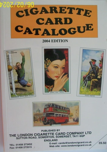 Cigarette Card Catalogue