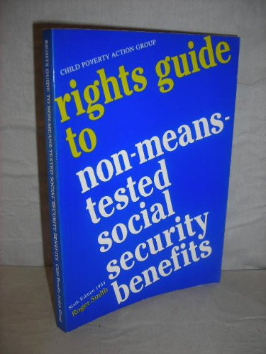 Rights Guide to Non-means-tested Social Security Benefits