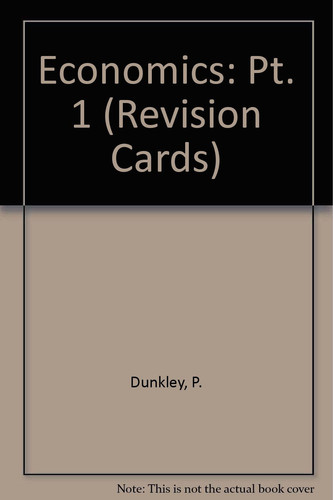 Economics: Pt. 1 (Revision Cards)