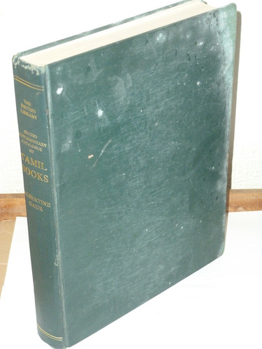 Catalogue of Tamil Books in the British Library