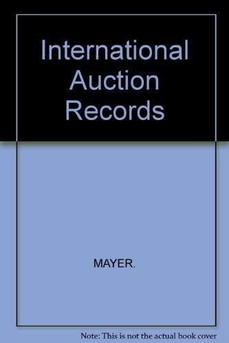 International Auction Records 1979-80. Ed. E. Mayer