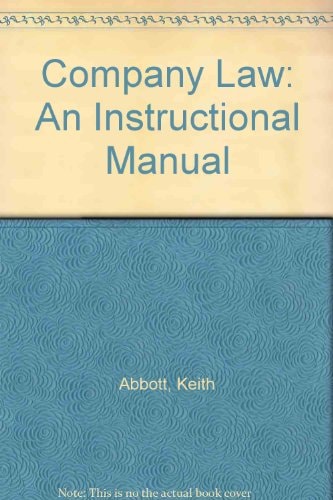 Company Law An Instructional Manual