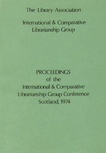 International and Comparative Librarianship Group Conference Proceedings: 1st