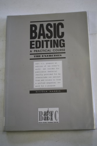 Basic Editing A Practical Course