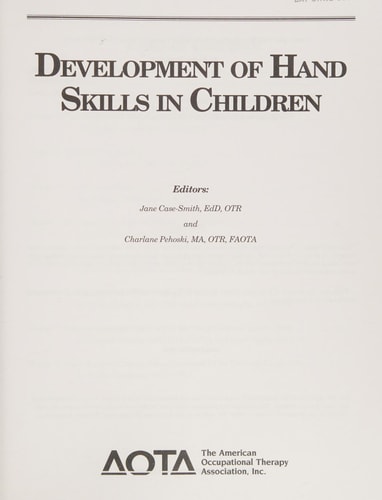 Development of Hand Skills in the Child