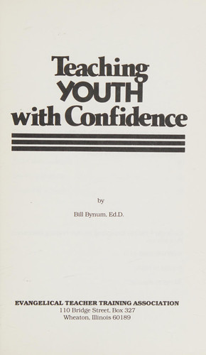 Teaching Youth with Confidence