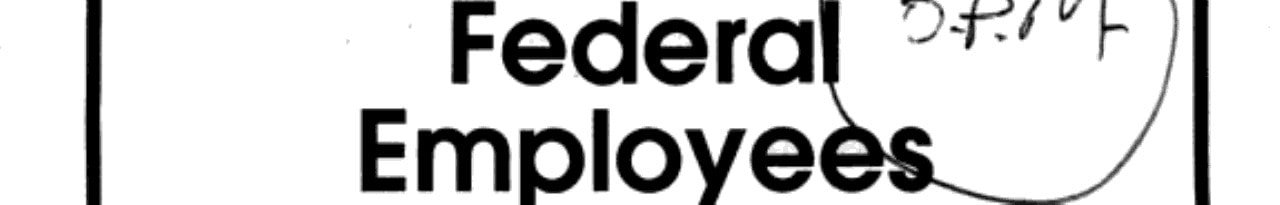 Federal Employees Almanac 1996