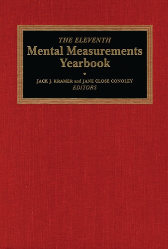 The Eleventh Mental Measurements Yearbook