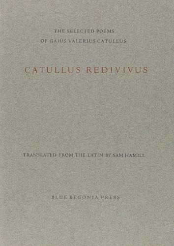 Catullus Redivivus