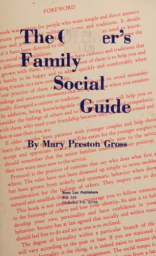 The officer's family social guide