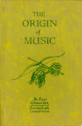 The Origin of Music An Essay