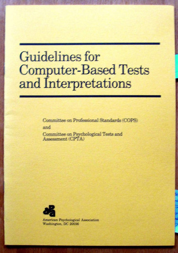 Guidelines for Computer-Based Tests and Interpretations
