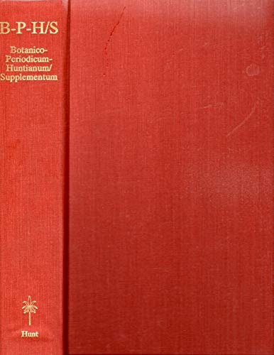Bphs Botanico Periodicum Huntianum Supplementum : 1991