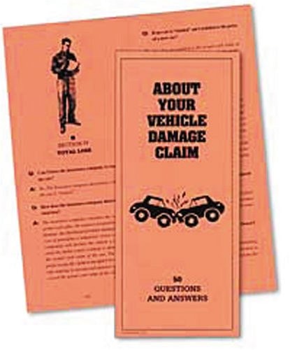 About Your Vehicle Damage Claim 50 Questions and Answers (with Checklist)