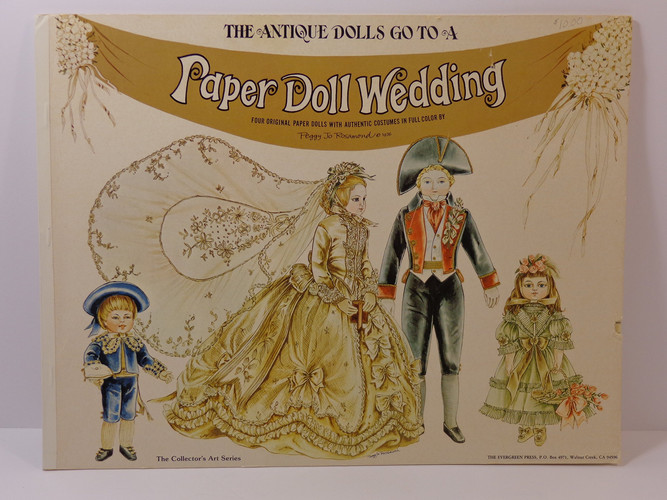 Antique Dolls Go to a Paper Doll Wedding