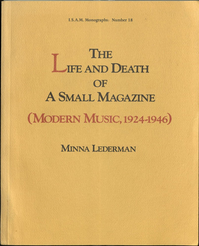 Life and Death of a Small Magazine