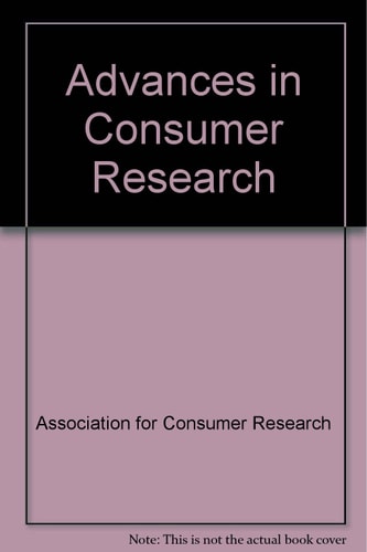 Advances in Consumer Research Proceedings of the 1982 Conference