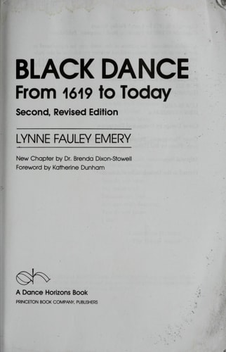 Black Dance From 1619 to Today