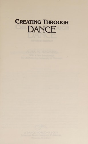 Creating through dance