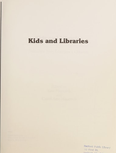 Kids and Libraries