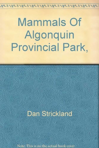Mammals of Algonquin Provincial Park