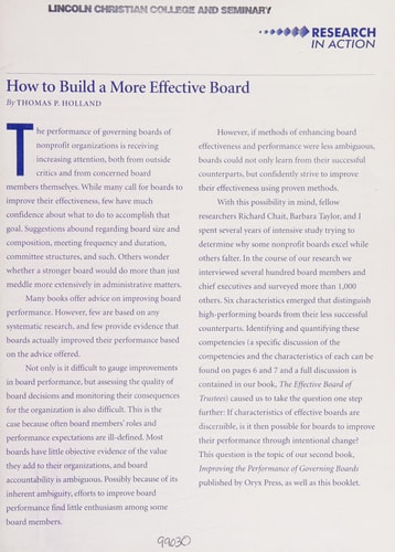 How to Build a More Effective Board