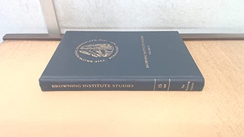 Browning Institute Studies, 1987: Meeting the Brownings (Victorian Literature & Culture)