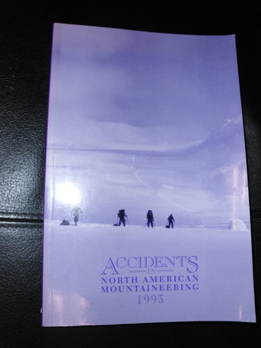 Accidents in North American Mountaineering 1993