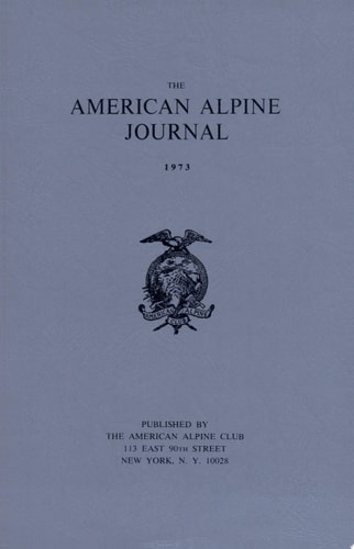 The American Alpine Journal, 1973