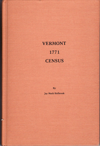 Vermont 1771 Census