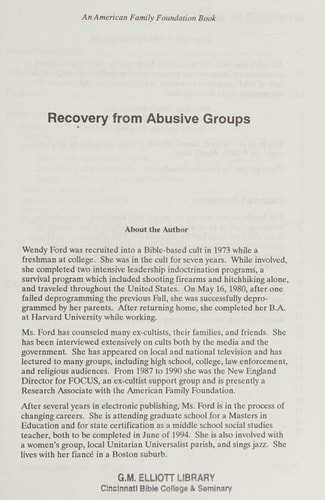 Exit Counseling A Family Intervention