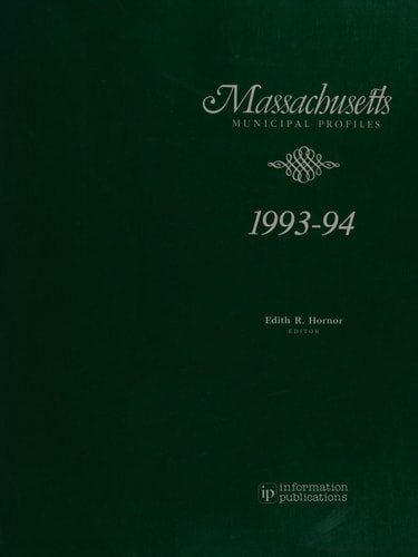 Massachusetts Municipal Profiles, 1993-1994